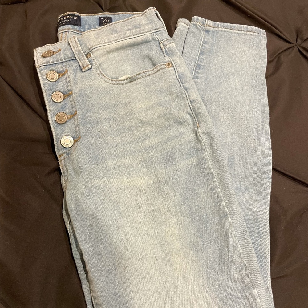 High rise Bridgette skinny jeans